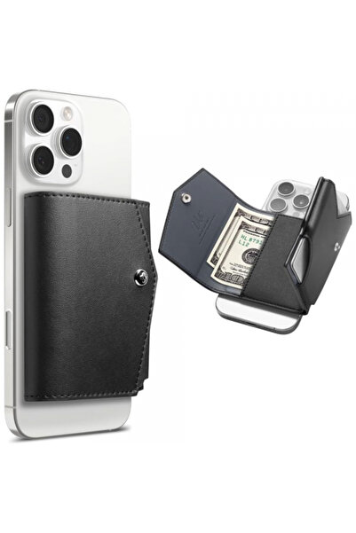 Spigen Portofel Magsafe, Spigen, Valentinus Pro, Negru