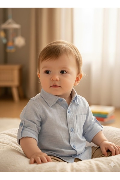 woorage cuties Cuties Woorage Erkek Bebek Gömlek