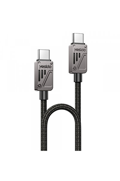 Yesido Cablu Date si Incarcare USB-C - USB-C CA196, 60W, 1.2m, Negru