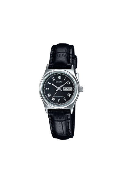 Casio Women's Analog Black Dial Watch - LTP-V006L-1B