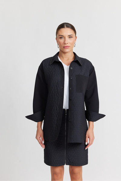 doop YAKASI TAŞLI KAPİTONE GÖMLEK