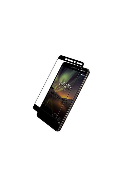 OEM Geam Soc Protector Full LCD 5D Nokia 6, Negru