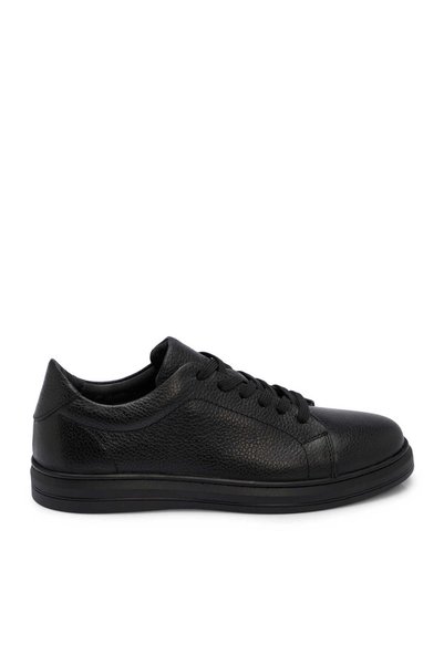Tergan Siyah Hakiki Deri Erkek Sneaker - E25S1AY57657-A41