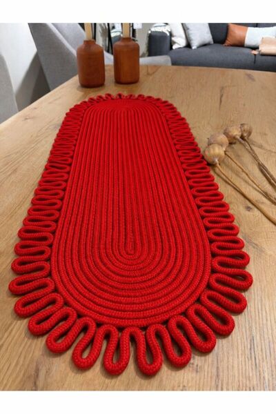 MaVaux Galaxy Natural Jute, Μοτίβο, Ψάθινο, American Service, Τραπέζι, Τραπεζάκι σαλονιού Runner. 30x80