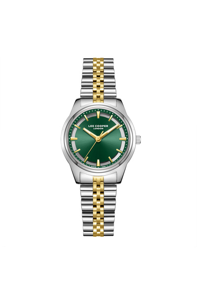 Lee Cooper Women's Analog DARK GREEN Dial Watch - LC08285.270