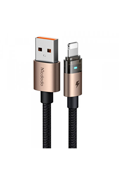 Mcdodo Cablu Date si Incarcare USB-A - Lightning CA-6911, 18W, 1.2m, Auriu
