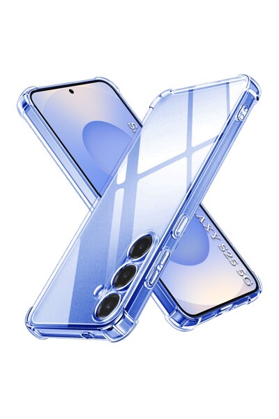 OEM Clear Silicone Case compatible with Samsung Galaxy S25 Transparent