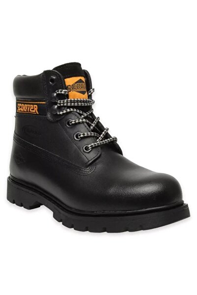 Scooter G5130DS Cizme de iarnă unisex impermeabile din piele neagră