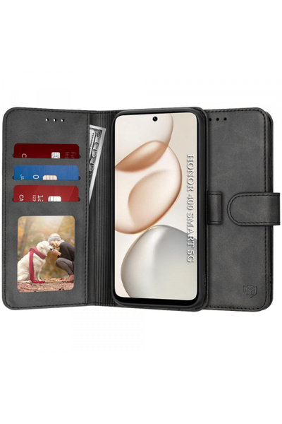 Techsuit Husa pentru Honor 400 Smart 4G / X7d 4G, Techsuit, Diary Book, Neagra