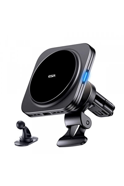 ESR Incarcator Auto Wireless HaloLock Vent, 15W, 1.67A, Negru