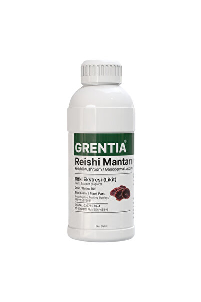 Grentia Reishi Mantarı Sıvı Ekstresi / Sıvı Ekstraktı 500 ml - Ganoderma lucidum
