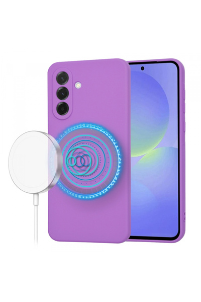 Techsuit Husa MagSafe pentru Samsung Galaxy A36 A366, Techsuit, SoftFlex, Mov