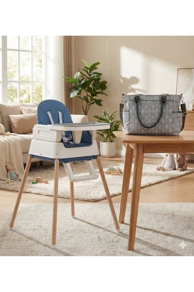 Primo Plus 3-in-1 Convertible Baby High Chair with Removable Tray, Padded Sea...