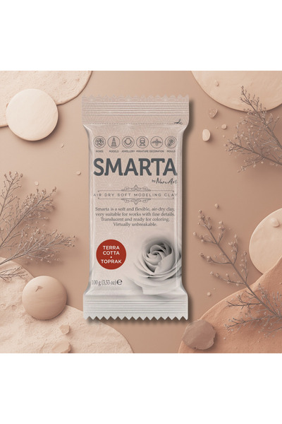 Smarta HAVAYLA KURUYAN MODELLEME KİL HAMURU TOPRAK - 100 GR