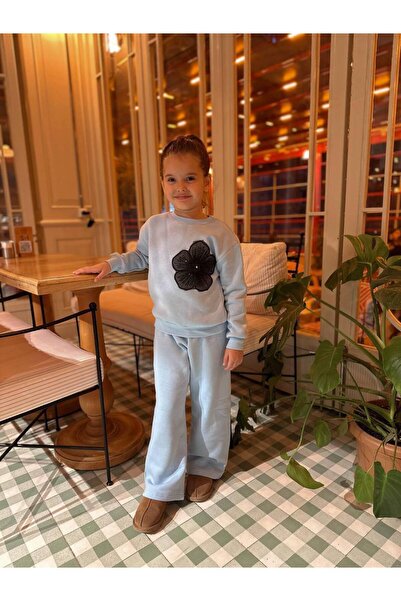Yale Kids طقم مكون من قطعتين بتصميم زهور للفتيات