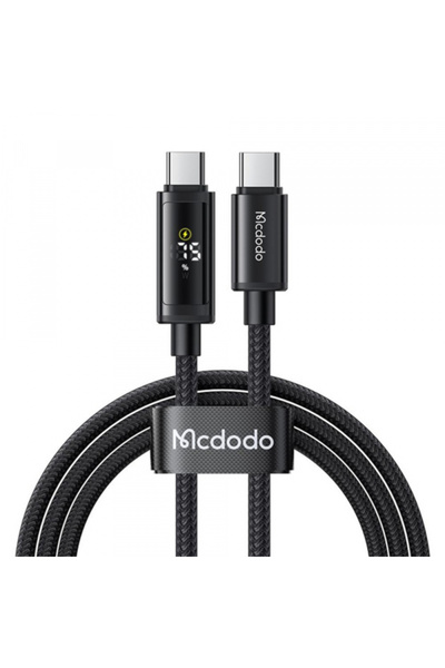 Mcdodo Cablu Date si Incarcare USB-C - USB-C CA-8000 Display, 100W, 1.2m, Negru
