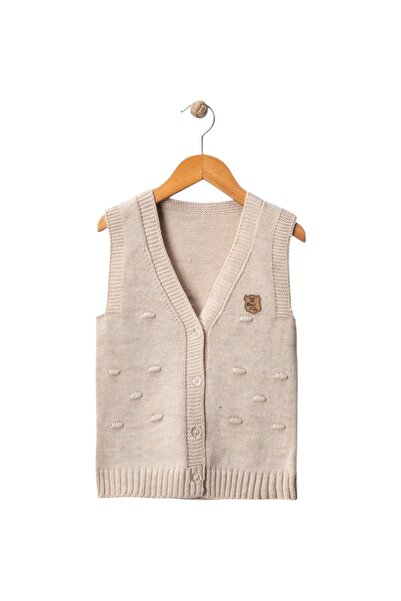 BEBİLİFE Chickpea 2Y,3Y,4Y Men's Vest Cream