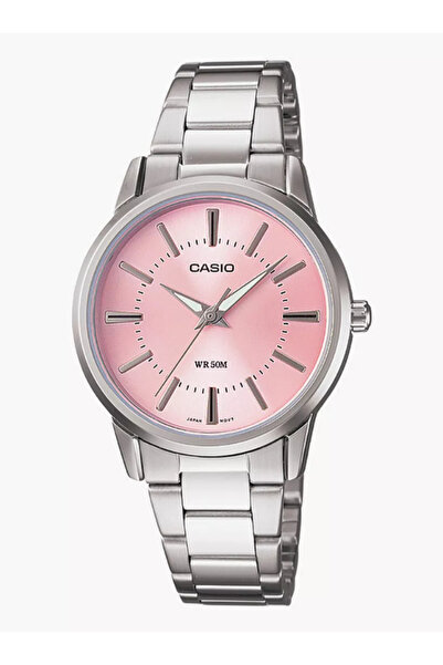 Casio Women's Analog Pink Dial Watch - LTP-1303D-4A