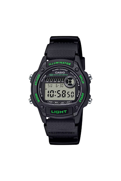 Casio Men's Digital Black Dial Watch - W-220H-1A3VDF