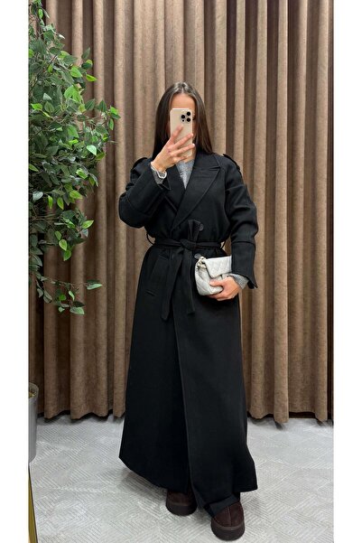 Maysa SİYAH KLASİK KABAN