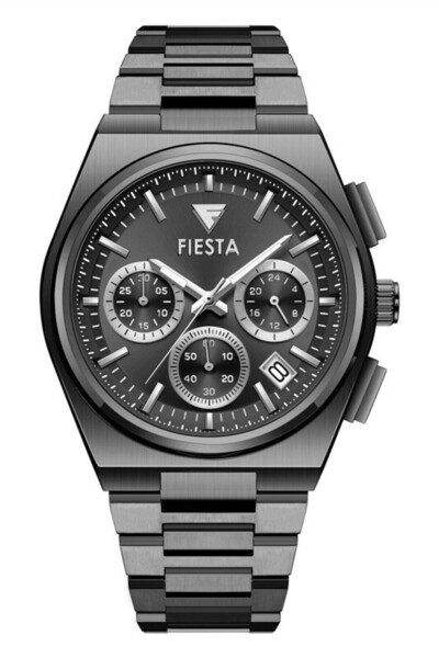Fiesta F24075M Men's Wristwatch with Metal Band