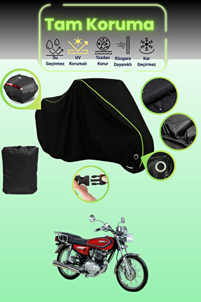 Dokaca Neo غطاء دراجة نارية متوافق مع Kuba Cheetah 180R باللون الأسود النيون ...