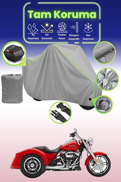 Dokaca Neo حقيبة خلفية رمادية نيون قماش مجدّل متوافقة مع قماش الدراجات الناري...