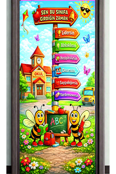 Göktuğ Hediyelik Okullar ve Kreşler Iiçin Kapı Giydirme Tasarımları (model 6)
