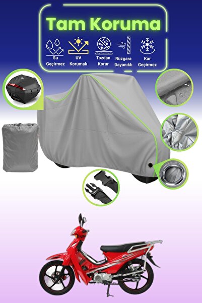 Dokaca Neo حقيبة خلفية رمادية نيون قماش مجدّل متوافقة مع حقيبة الدراجة الناري...