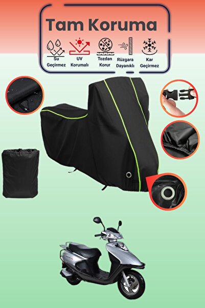 Dokaca Neo غطاء دراجة نارية متوافق مع كوبا روكا قماش مجدّل باللون الأسود الني...