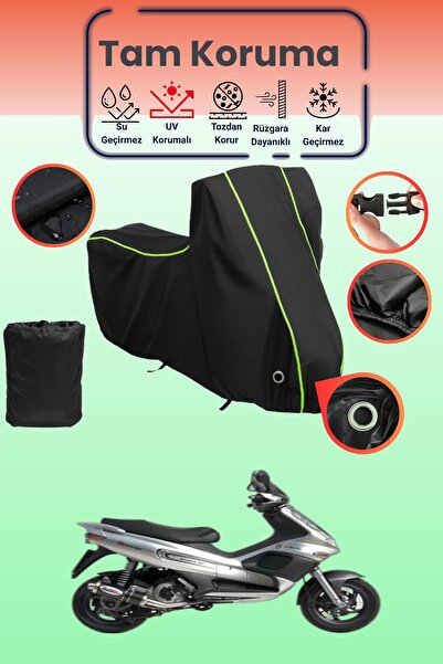 Dokaca Neo غطاء دراجة نارية متوافق مع Piaggio Runner 180، غطاء واقي من ماركة ...