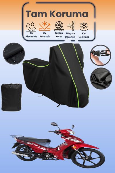 Dokaca Neo غطاء محرك متوافق مع Black Neon قماش مجدّل Kuba Ege 50، غطاء واقي، ...