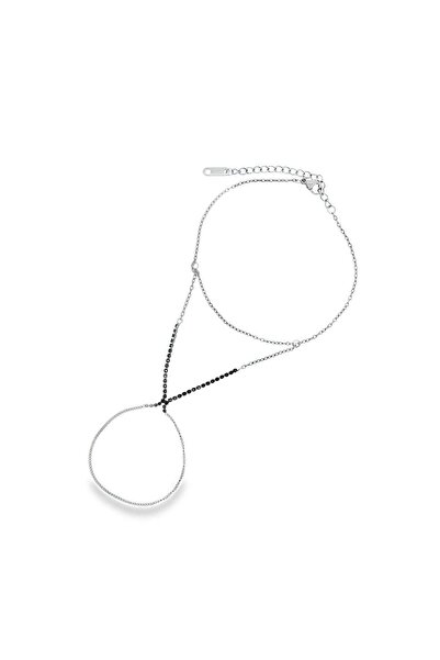 Bijuteria SORELLY Double Bracelet with Black CZ Stones