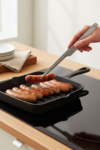 Metaltex Pointed Tip Long Tongs Cooking Tweezers