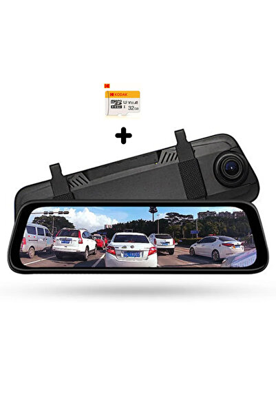 OEM Dual Dash Cam car recorder, 9.66 inch touch screen, 1080P, rear view camera, 32GB card