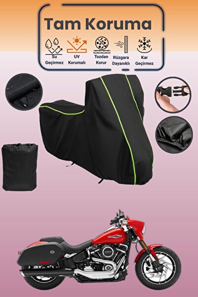 Dokaca Neo غطاء حماية متوافق مع دراجة نارية هارلي ديفيدسون سوفتيل سبورت جلايد...