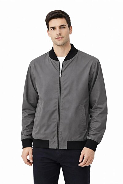 FBI Leather Coat Patterned Nubuck Leather