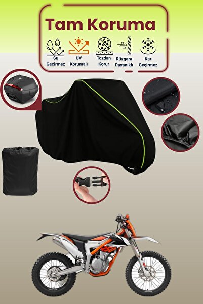 Dokaca Neo حقيبة خلفية باللون الأسود النيون قماش مجدّل متوافقة مع KTM 250 F F...