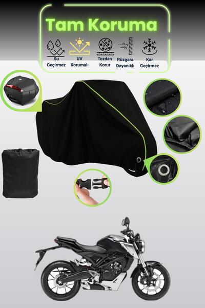 Dokaca Neo حقيبة خلفية وقفل باللون الأسود النيون قماش مجدّل متوافقة مع هوندا ...