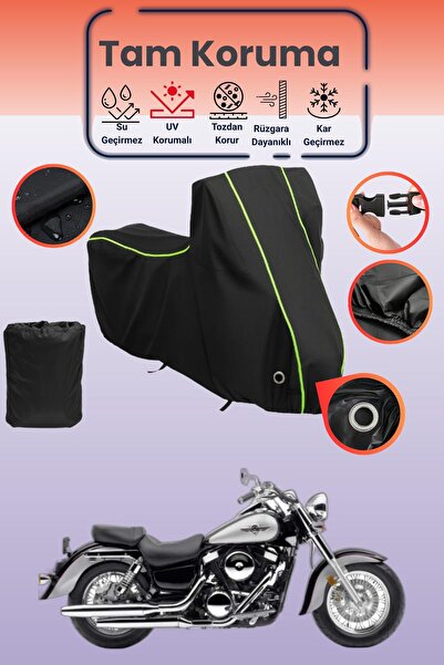 Dokaca Neo غطاء دراجة نارية متوافق مع كاواساكي VN 1500، غطاء واقي من ماركة Bl...