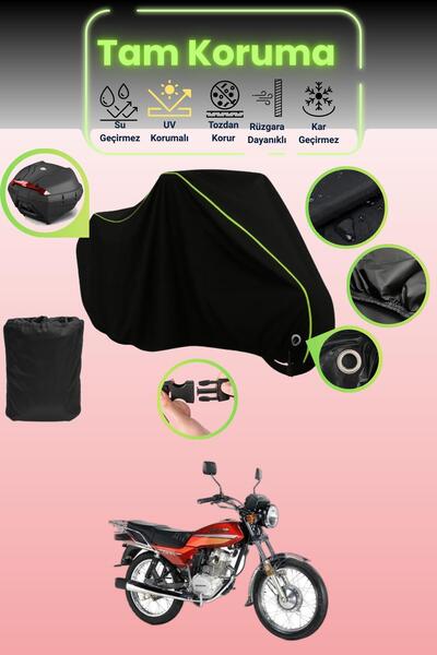 Dokaca Neo قماش دراجة نارية متوافق مع قماش مجدّل قفل وحقيبة خلفية باللون الأس...