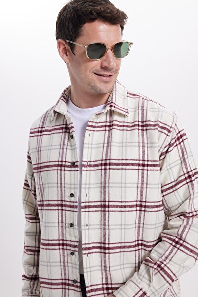 Tudors Men's Relax Fit Comfortable Cut Winter Plaid Lumberjack Shirt