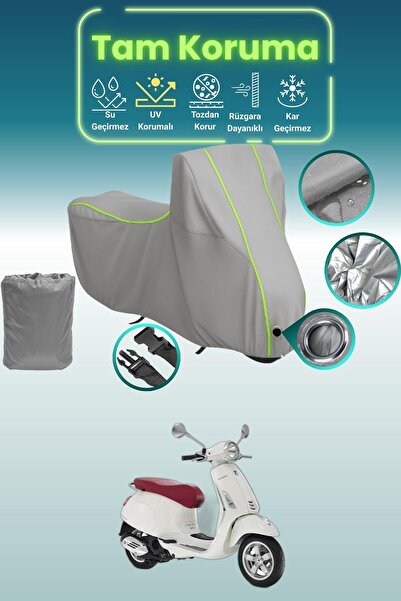 Dokaca Neo غطاء محرك متوافق مع Vespa Primavera 50 Touring باللون الرمادي الني...