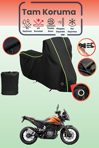 Dokaca Neo غطاء دراجة نارية متوافق مع KTM 390 Adventure متوافق مع قماش مجدّل ...