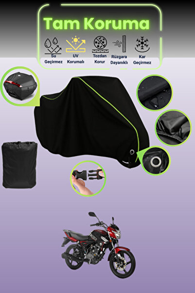 Dokaca Neo غطاء دراجة نارية متوافق مع Kuba TK 03، غطاء واقي متوافق مع قماش مج...