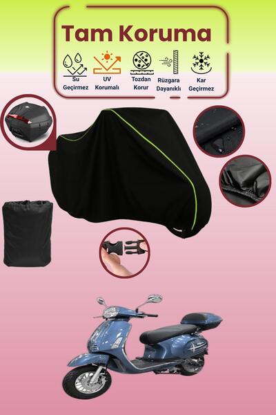 Dokaca Neo حقيبة خلفية باللون الأسود النيون قماش مجدّل متوافقة مع غطاء الدراج...