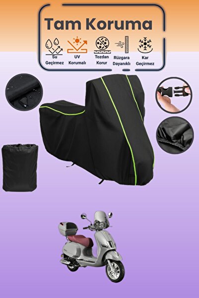 Dokaca Neo غطاء محرك متوافق مع Black Neon قماش مجدّل Kuba Bevely 125، غطاء حم...