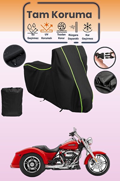 Dokaca Neo غطاء حماية متوافق مع دراجة نارية هارلي ديفيدسون فريويلر قماش مجدّل...