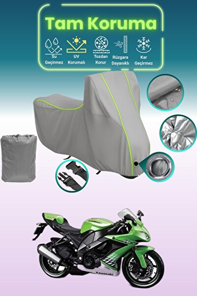 Dokaca Neo غطاء محرك متوافق مع دراجة كاواساكي نينجا ZX-10R باللون الرمادي الن...