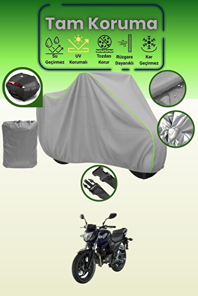 Dokaca Neo Gray Neon Corded Fabric Rear Bag Compatible Sym Wolf 125 Compatibl...